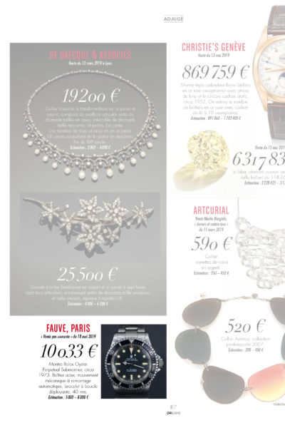 FauveParis dans Dreams, le magazine dédié aux montres et à l&rsquo;univers du luxe