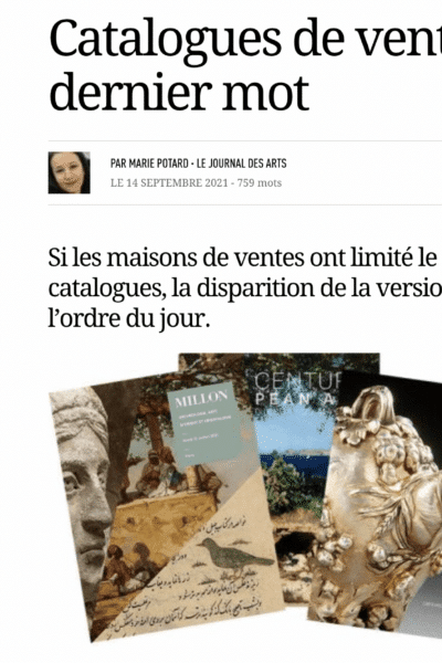 Le journal des arts x FauveParis